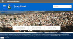 Desktop Screenshot of comune.dorgali.nu.it